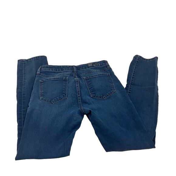 Kut From The Kloth Blue Scarlett Straight Leg Zipper Jeans, Size 4 - Picture 4 of 16